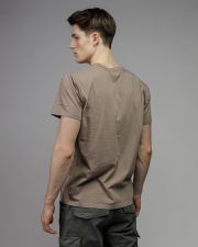 BROWN MEN'S SHORT SLEEVE T-SHIRT