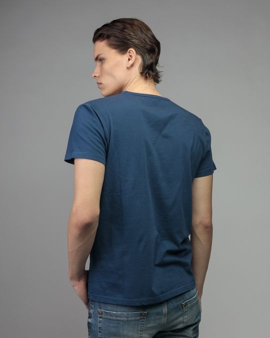 KÉK MEN'S SHORT SLEEVE T-SHIRT 1D26SS4056SS0106