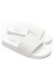 WHITE WOMEN'S SLIPPERS  - ARIA