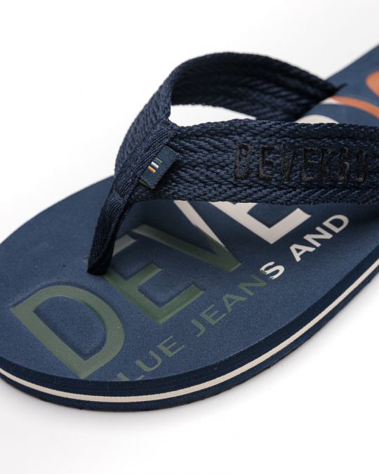 BLUE MEN'S SLIPPERS  - EDMUND DE26SS2014EV RE