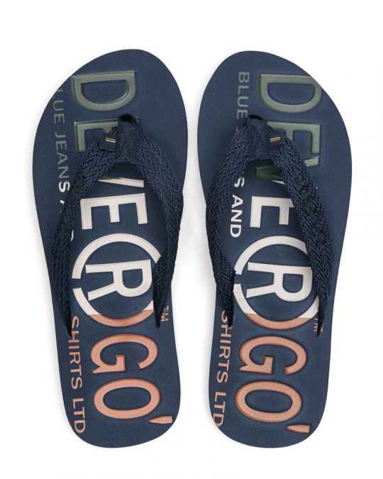 BLUE MEN'S SLIPPERS  - EDMUND DE26SS2014EV RE