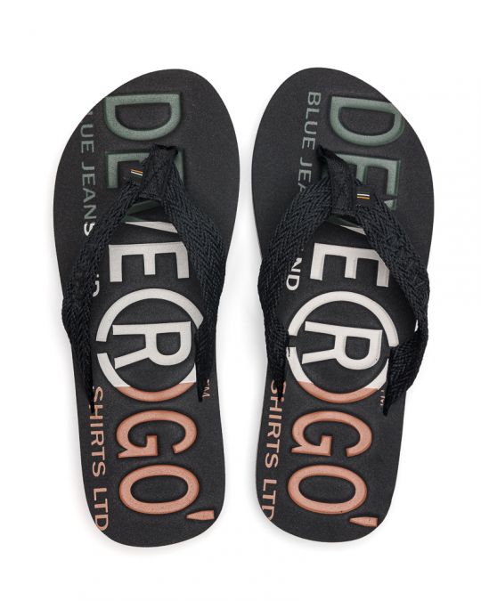 BLACK MEN'S SLIPPERS  - EDMUND DE26SS2014EV RE