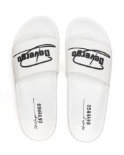WHITE WOMEN'S SLIPPERS  - GIULIA