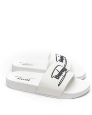 WHITE WOMEN'S SLIPPERS  - GIULIA