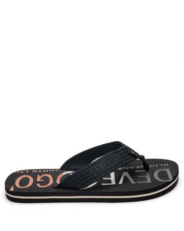 BLACK MEN'S SLIPPERS - EDMUND DE26SS2014EV RE