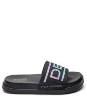 BLACK WOMEN'S SLIPPERS  - LUMIA