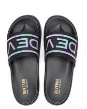 BLACK WOMEN'S SLIPPERS  - LUMIA