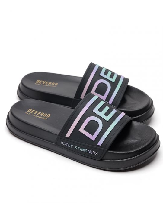 BLACK WOMEN'S SLIPPERS  - LUMIA DE26SS2554TP RE