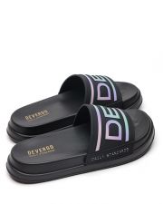 BLACK WOMEN'S SLIPPERS  - LUMIA