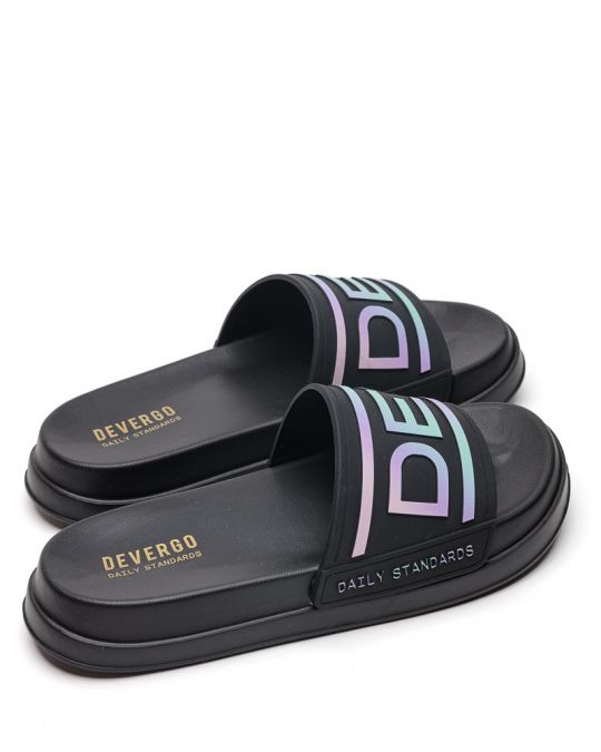 BLACK WOMEN'S SLIPPERS  - LUMIA DE26SS2554TP RE