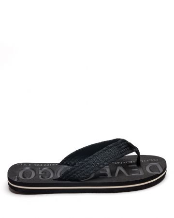 BLACK MEN'S SLIPPERS - EDMUND DE26SS2014EV RE
