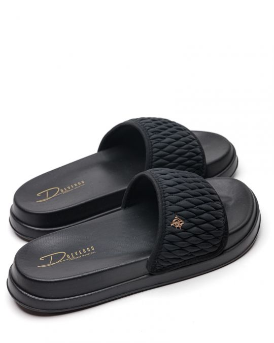 BLACK WOMEN'S SLIPPERS  - SOLENA DE26SS2526NY RE