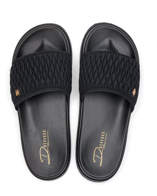 BLACK WOMEN'S SLIPPERS  - SOLENA DE26SS2526NY RE