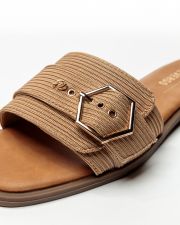 BEIGE WOMEN'S SLIPPERS  - BETTY