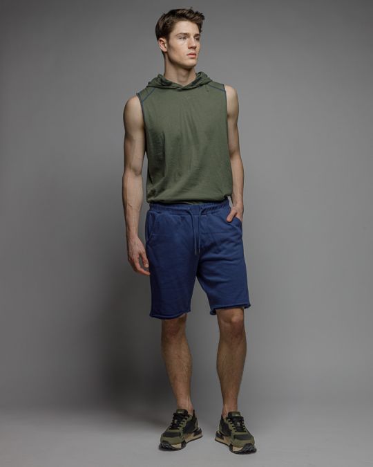 BLUE MEN'S SHORTS 1D26SS1105MP0706