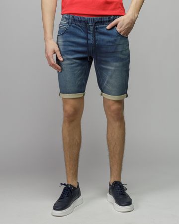 BLUE MEN'S JOGJEANS SHORTS 1D26SS1135MP7164