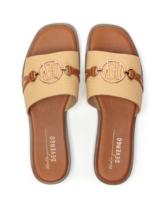 BEIGE WOMEN'S SLIPPERS  - SAVANNAH DE26SS2538CA SY
