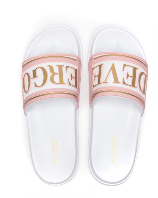 WHITE WOMEN'S SLIPPERS  - GIORGIA DE26SS2553TP RE
