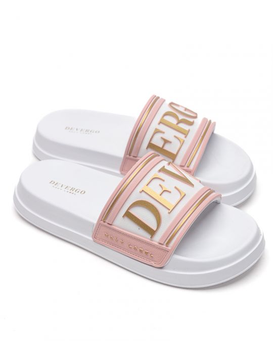 WHITE WOMEN'S SLIPPERS  - GIORGIA DE26SS2553TP RE