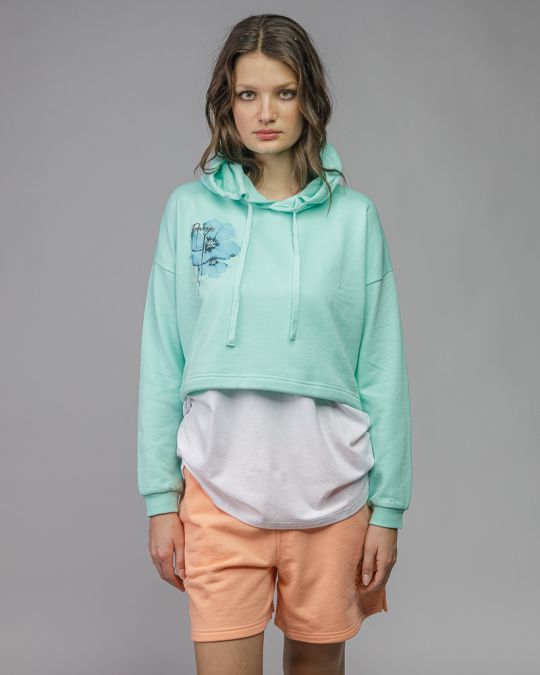 BLUE WOMEN'S SWEATSHIRT 2D26SS4591LS0705