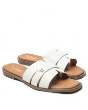 WHITE WOMEN'S SLIPPERS  - BRIELLE