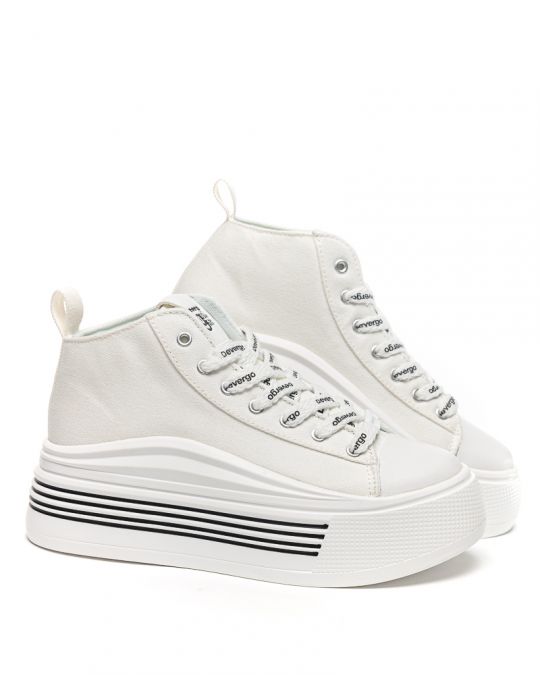 WHITE WOMEN'S SNEAKERS - CASSIE DE25SS3512TP RN