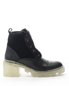 BLACK WOMEN'S BROGUE DE-PR6530LE 19FW