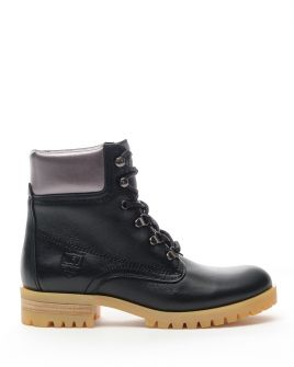 BLACK WOMEN'S LEATHER BROGUE DE-RB1554LE 19FW