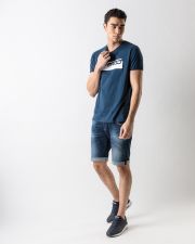INDIGO MEN'S JEANS SHORTS - FRANK SHORTS 23043