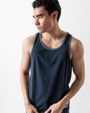 KÉK FÉRFI UJJATLAN TRIKÓ