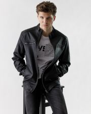 FEKETE FÉRFI HOSSZÚ KABÁT