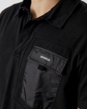 BLACK MEN'S POLO SHIRT