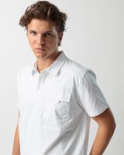 WHITE MEN'S POLO SHIRT