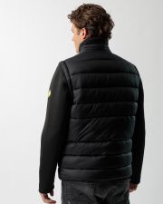 BLACK MEN'S TRANSITIONAL JACKET