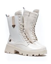 BEIGE WOMEN'S BROGUE - BRIDGETTE