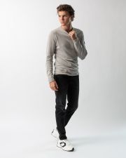 SZÜRKE FÉRFI KÖTÖTT PULÓVER