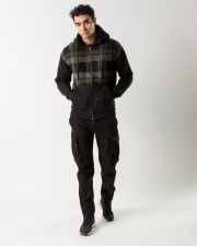 BLACK MEN'S TRANSITIONAL JACKET