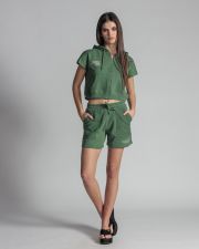 ZÖLD NŐI RÖVIDUJJÚ PULÓVER