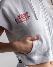 WHITE WOMEN'S SHORT-SLEEVED PULLOVER