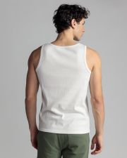 WHITE MEN'S SINGLET