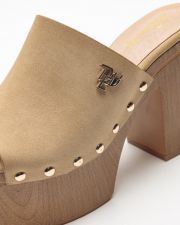 BROWN WOMEN'S HIGH HEELS - LENA