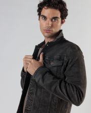 GREY MEN'S DENIM JACKET
