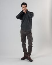 FEKETE FÉRFI HOSSZÚ UJJÚ PÓLÓ