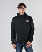 BLACK MEN'S TRANSITIONAL JACKET