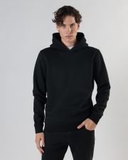 BLACK MEN'S HOODIE