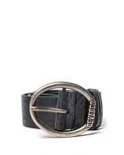 BLACK WOMEN'S LEATHER BELT