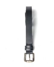 BLACK WOMEN'S LEATHER BELT