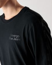 FEKETE FÉRFI HOSSZÚ UJJÚ PÓLÓ