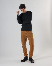 FEKETE FÉRFI KÖTÖTT PULÓVER