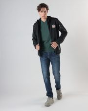 FEKETE FÉRFI ÁTMENETI KABÁT